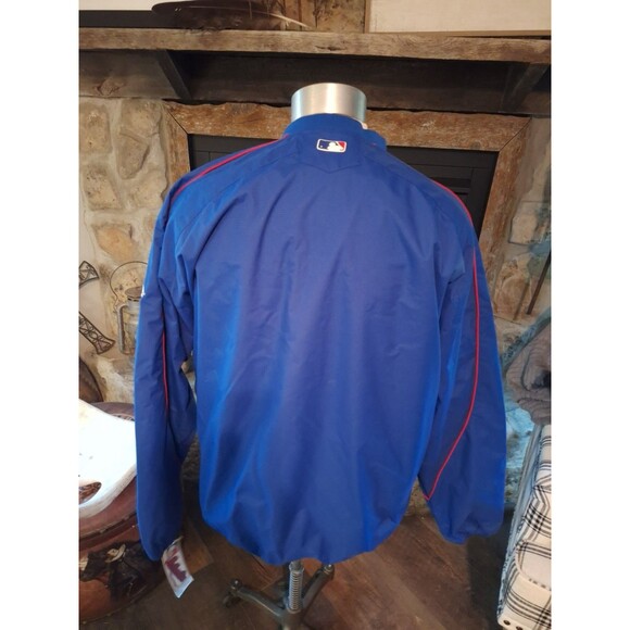 Chicago Cubs Authentic Collection MLB Jacket Lined Men's Size XL Majestic - Picture 2 of 10